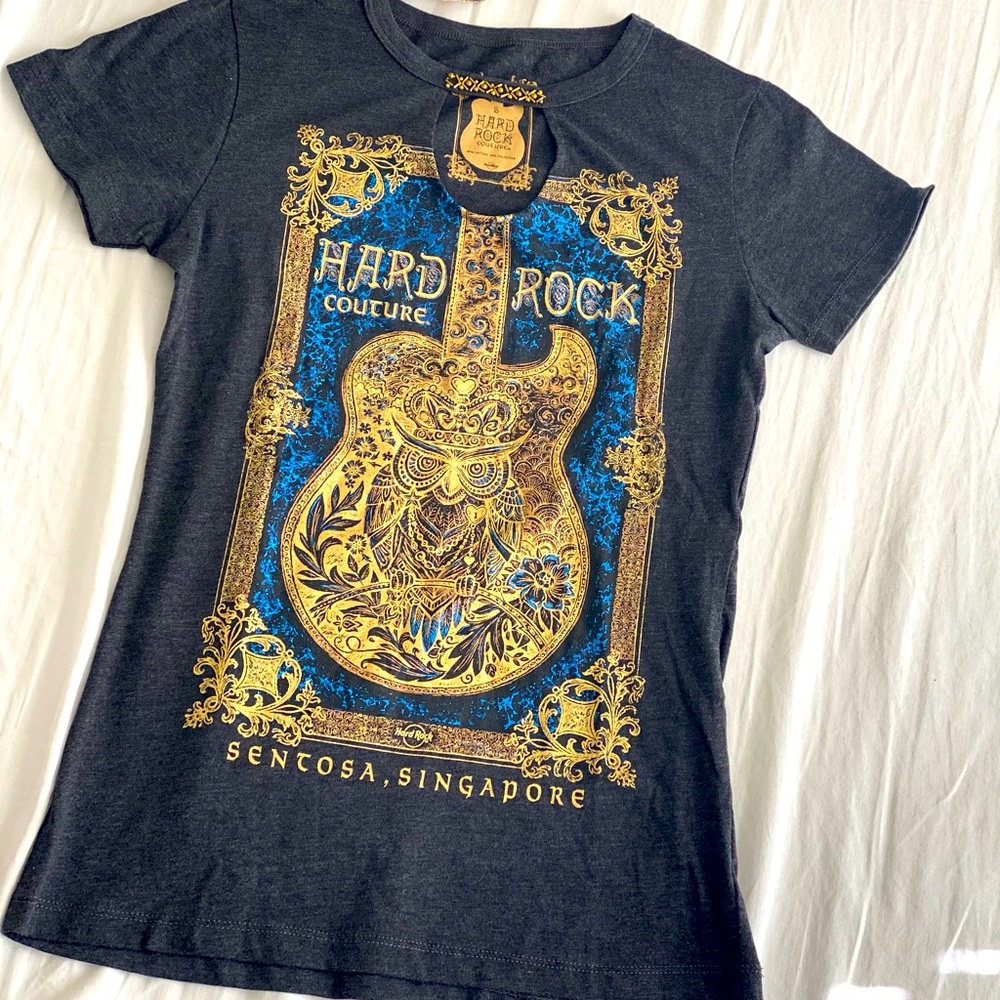 NWT SINGAPORE Hard Rock Cafe Print T-Shirt